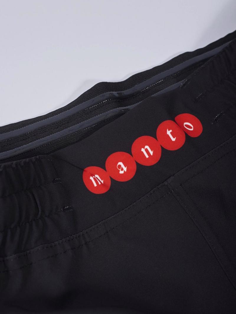 MANTO two sides FIGHT SHORTS-black